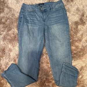 a.n.a Classic Blue Straight Leg Jeans